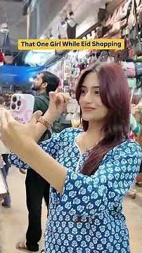 That One Girl While Eid Shopping | SAMREEN ALI VLOGS