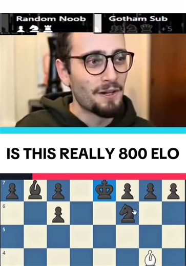 IS THIS REALLY 800 ELO.#chess #chesstok #chesstips #trending | chess