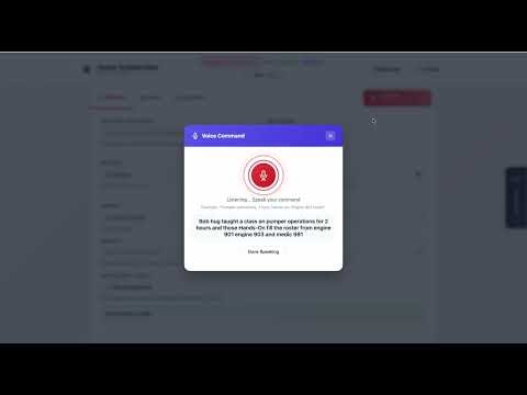 TrainIQ | Kentucky Fire Training Module - Voice Logging