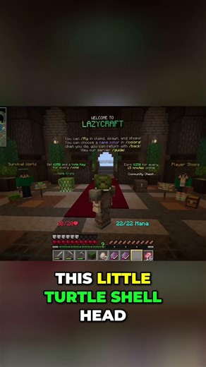 Minecraft Server: Vote for Loot & Get OP Gear FAST! #shorts #minecraft #lazycraft