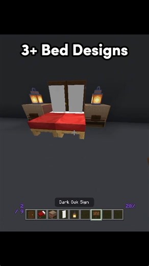 Minecraft 3+ Bed Designs