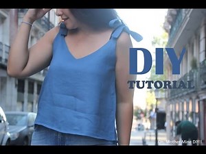 DIY Patrones gratis y video tutorial de BLUSA para mujer