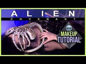 ALIEN: COVENANT - Facehugger Attack - Makeup Tutorial 👽 (mit SFX)