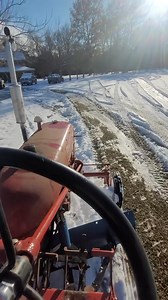 1947 Farmall Cub plowing snow | Megan