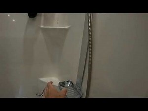 RV Shower Glass Door and Track Replacement