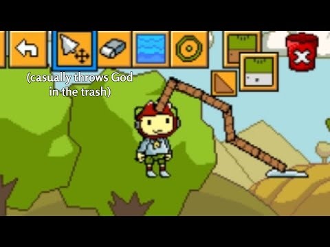 creepy Super Scribblenauts glitch I found online