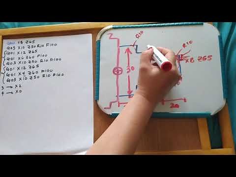 Programación CNC en TORNO, redondeos y conicidades