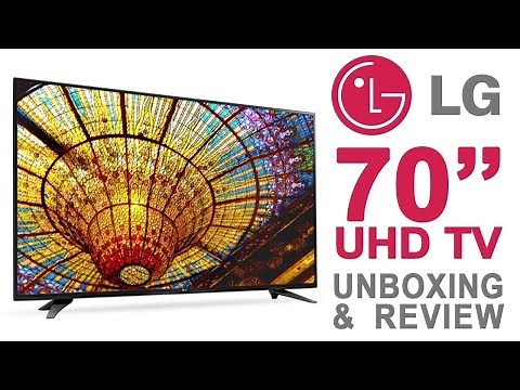 LG 70" UHD 4K TV - Unboxing & Review