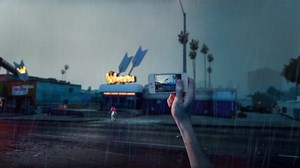 digital art, 500px, smartphone, video games, Grand Theft Auto, Grand Theft Auto V, iPhone, POV | 2048x1152 Wallpaper - wallhaven.cc