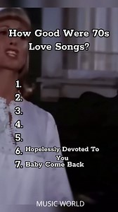 How Good Were #70s Love Songs? | 🄼🅄🅂🄸🄲 🅆🄾🅁🄻🄳