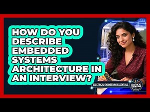 How Do You Describe Embedded Systems Architecture In An Interview?