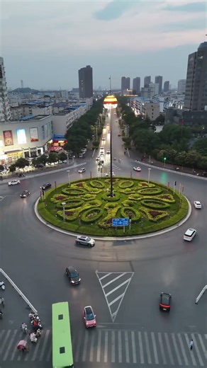 Puyang, China #china #travel #skyline #drone #ytshorts #henan #cityscape #henan #puyang #city