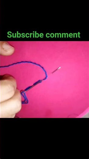 thread silai design #handmade #embroidery #handembroidery