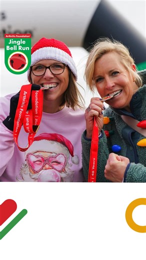 Make a meaningful impact this holiday season by joining the Jingle Bell Run to help fight arthritis! ✨ | Arthritis Foundation