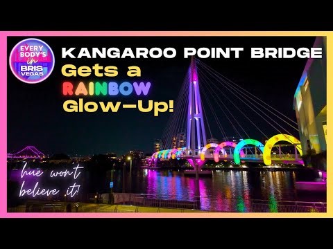 3 Beautiful Brisbane Bridges・4K Night City Walking Tour・Brisbane Festival