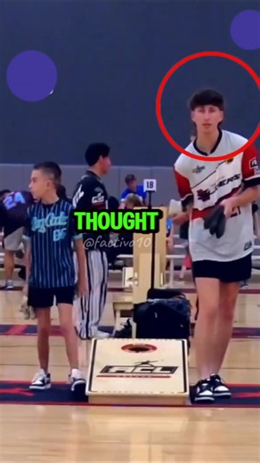 The Kid Had a Secret Cornhole Strategy! 😱🎯