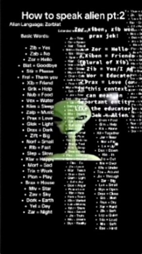 alien translate to English