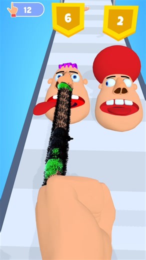 Finger Runner 3D level 32 👆😵‍💫 | Fun & Addictive Running Game #shorts