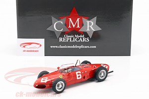Richie Ginther Ferrari 156 Sharknose #6 3rd Belgian GP formula 1 1961 1:18 CMR