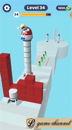 rocketman 😉😉 gameplay // l game channel // android & ios gameplay 54444 #mobilegame #shorts