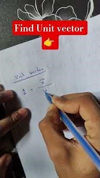 Unit Vector 👉
