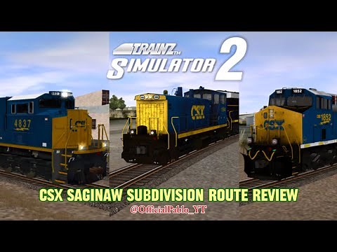 Trainz Simulator 2 - CSX Saginaw Subdivision Route Review