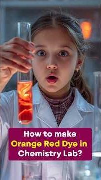 Orange Red Azo Dye Test: One Mistake = –4 Marks! 📉