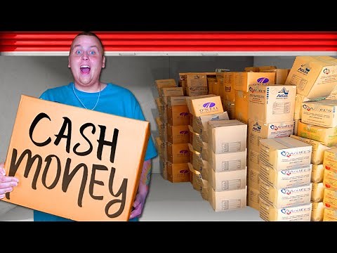 I Bought The BEST Storage Unit EVER! MONEY Floor To Ceiling!