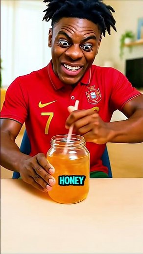 ISHOWSPEED ATE A LOT OF CANDY AND CR7 AND MESSI HELPED HIM