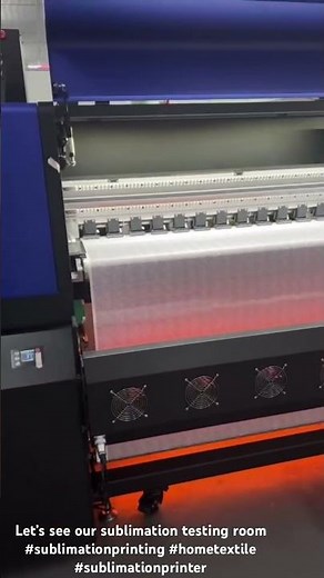 Let’s see the sublimation printer factory do the test printing!