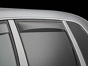 WeatherTech Custom Fit Side Window Deflectors for - (81492), Rear Pair - Dark Tint