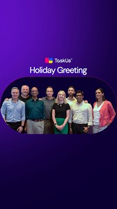 Reflecting on 2025: Incredible teamwork and success! Wishing you happy holidays and a ridiculous new year! | TaskUs