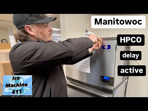 Troubleshooting HPCO DELAY ACTIVE on a Manitowoc ice machine