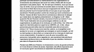 Florence - L'oecuménisme (partie #1) [Notre soeur Florence (de France), nous a préparé 2 études sur la séduction de l'oecuménisme] | Watchmen Québec