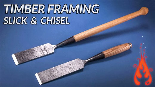 What it takes to make traditional timber framing tools