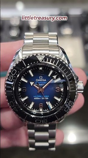 Watch Roll: OMEGA Planet Ocean Ultra Deep O-Megasteel Gradient dial! 6000m Water Resistant!