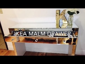 HOW TO FIX IKEA MALM DRAWER ♡