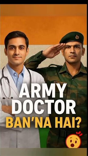 HOW TO BE AN INDIAN ARMY DOCTOR?