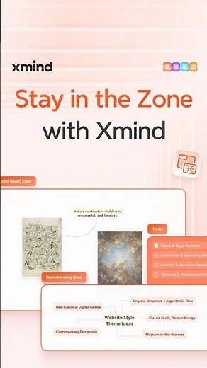 Stay Focused by Working in Zones with Xmind #focus