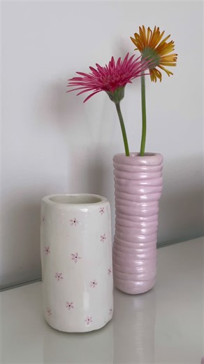 DIY Clay Vase Decorating Ideas: Air Dry Clay Tutorial