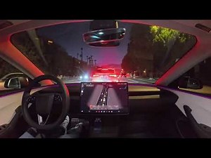 Timelapse: Tesla Self-Driving 14.1.3 ASMR