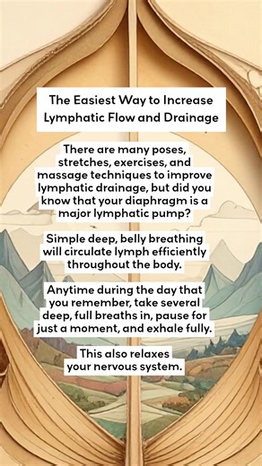 The diaphragm plays a crucial role in lymphatic drainage, acting as a pump through deep breathing. Deep breathing creates pressure changes that move lymph fluid from the peritoneal and pleural cavities and interstitial spaces back toward the bloodstream, especially via the thoracic duct, helping to clear toxins and reduce inflammation. This specialized network of lymphatics within the diaphragm, featuring structures like stomata, facilitates fluid absorption and propulsion, making diaphragmatic 
