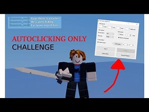 AUTOCLICKING ONLY CHALLENGE (Roblox Bedwars)