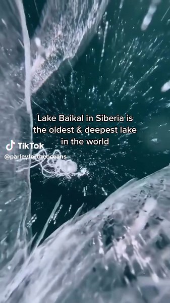 The sounds of a frozen lake ‘breathing’. Changes in temperature cause the ice in Lake Baikal to contract & expand, resulting in some interesting sounds… 🤖❄️ Video: IG - lake.baikal #lakebaikal #siberia #frozenlake #naturefacts #naturevibes #climatechange