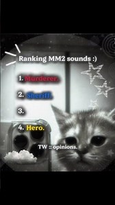 Ranking the best mm2 sounds !