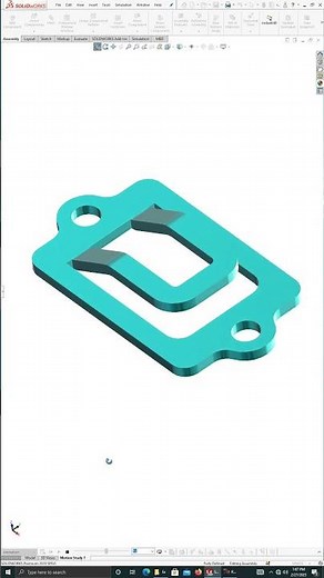 Spring Effect on SolidWorks #solidworks #engineering #3d