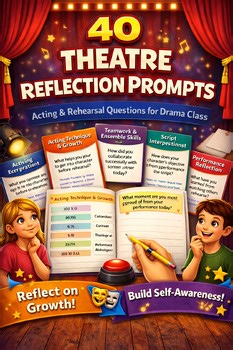 40 Theatre Reflection Prompts | Acting & Rehearsal Questions for Drama Class