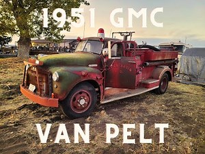 1951 GMC Fire Engine Van Pelt Long Cold Start, Attempted Run Away with pedal pumping