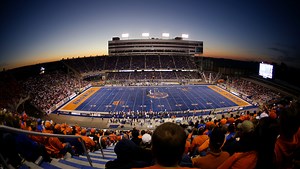 The story behind Boise State's blue football field