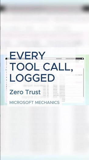 Log every tool call, API access, & data lookup. #ZeroTrust #AISecurity #AIAgents #MicrosoftSecurity